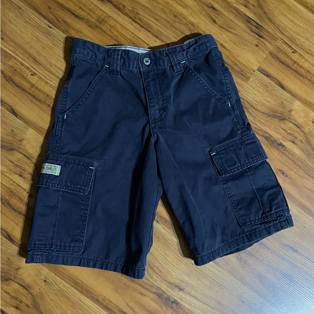 Wrangler Jeans Company Boys Cargo Cotton Shorts Size 8 Regular